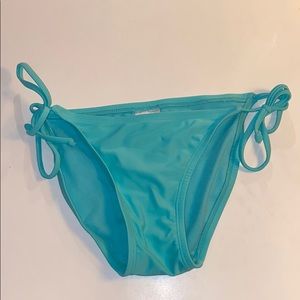 Swimsuit bottoms, xs size, teal color